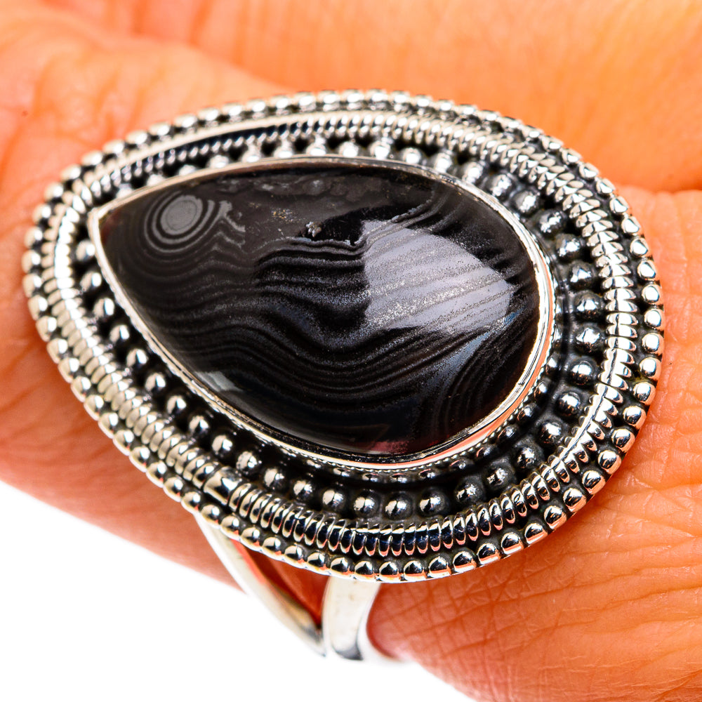 Psilomelane Rings handcrafted by Anasilvercos - RING79950