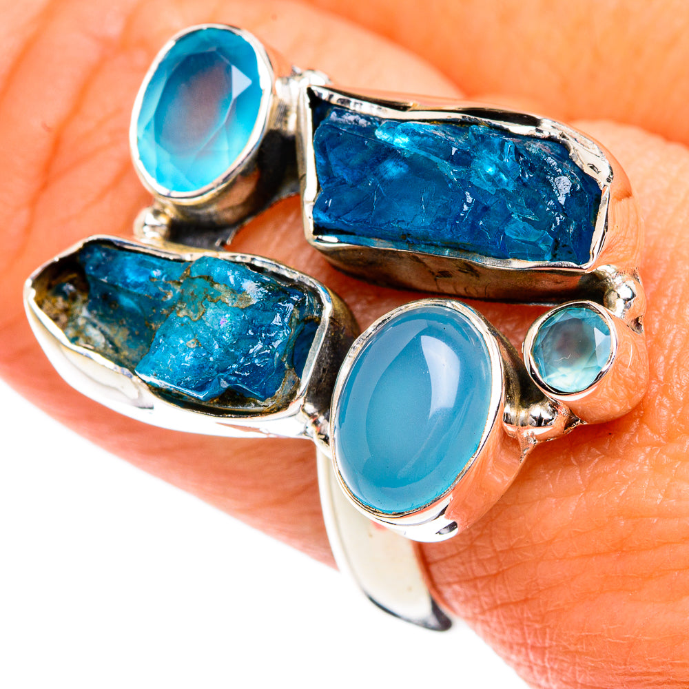 Apatite Rings handcrafted by Anasilvercos - RING80014