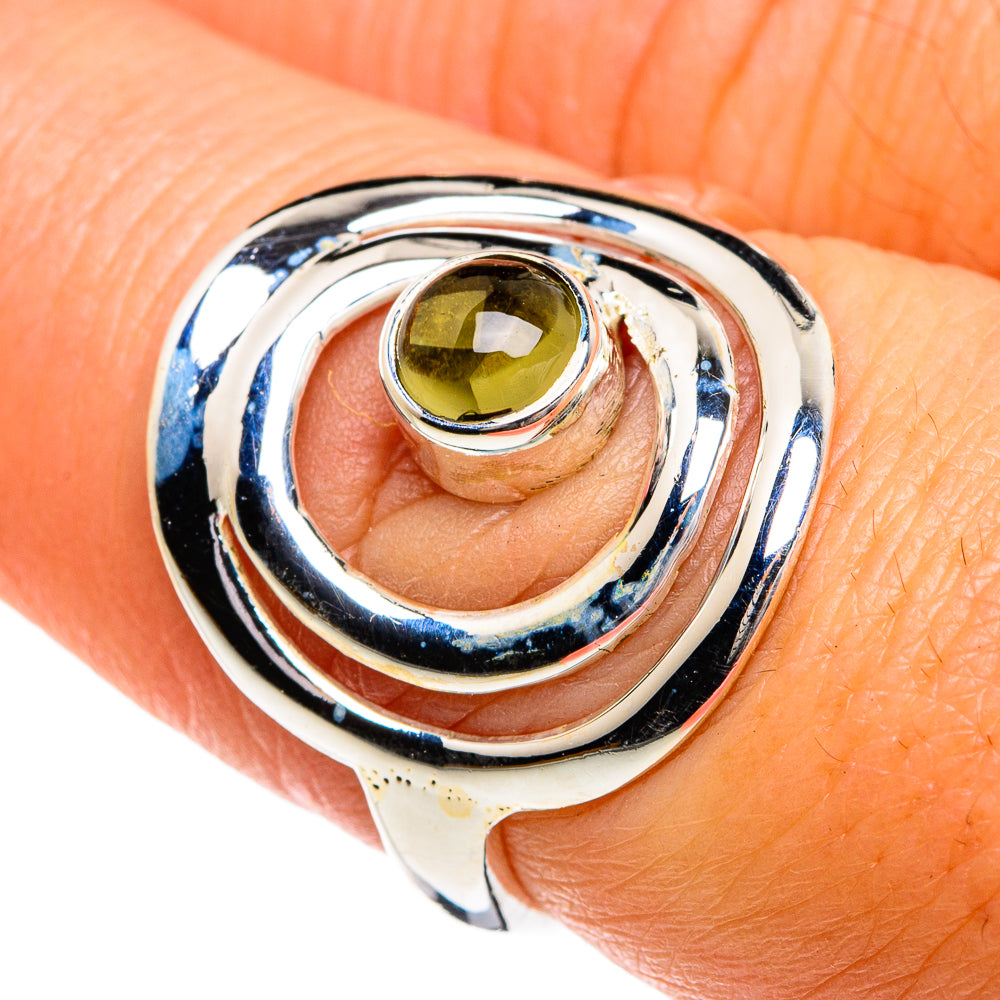 Peridot Rings handcrafted by Anasilvercos - RING80018