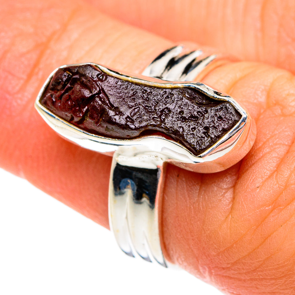 Garnet Rings handcrafted by Anasilvercos - RING80029