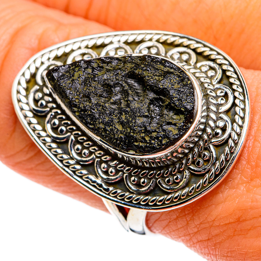 Tektite Rings handcrafted by Anasilvercos - RING80033