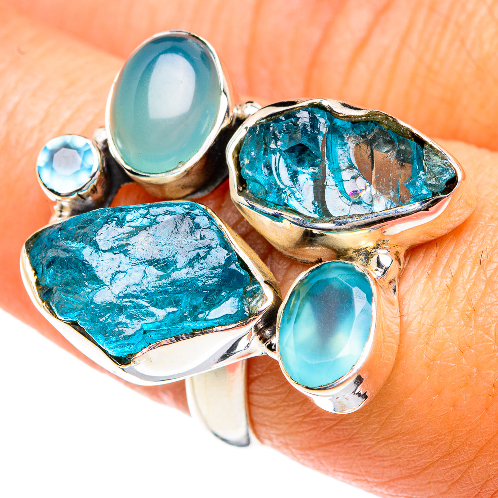 Apatite Rings handcrafted by Anasilvercos - RING80046