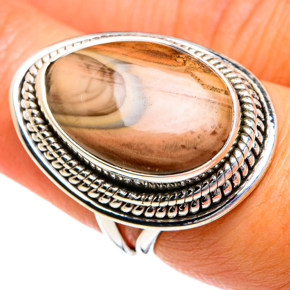 Imperial Jasper Rings handcrafted by Anasilvercos - RING80055