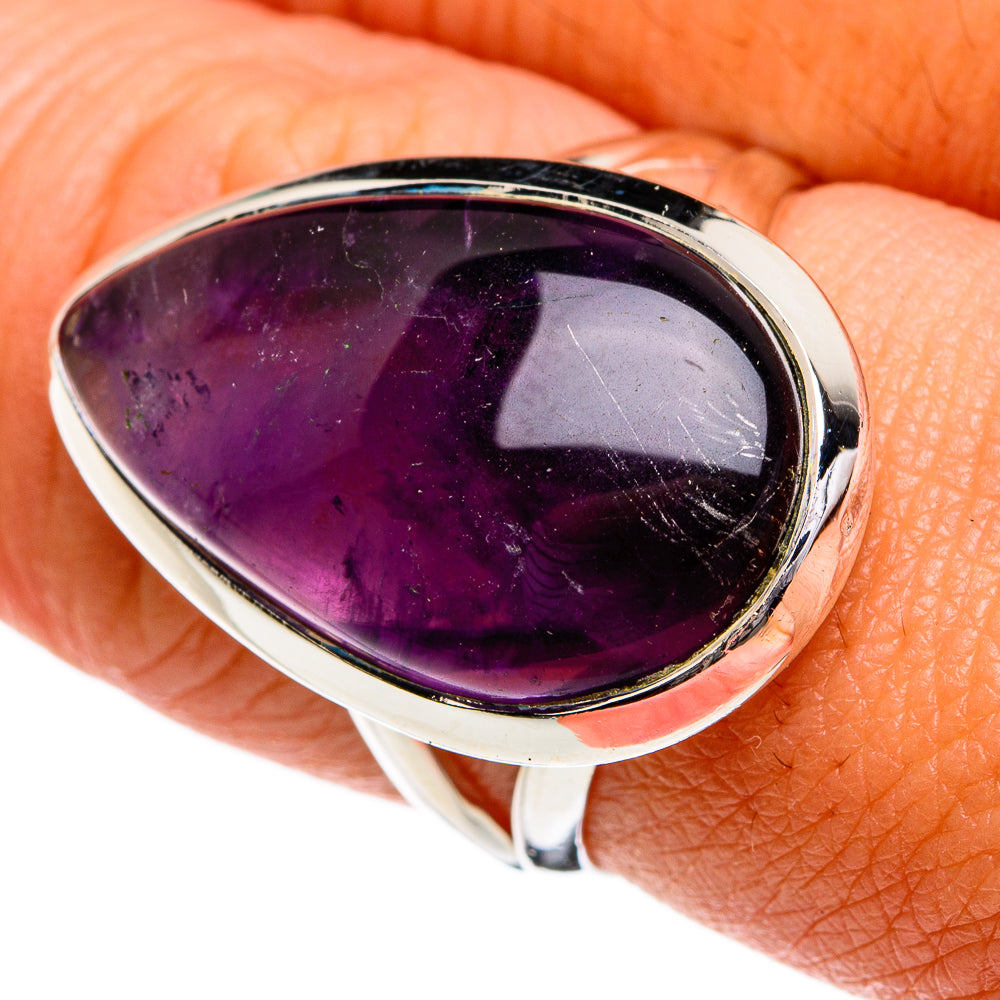 Amethyst Rings handcrafted by Anasilvercos - RING80062