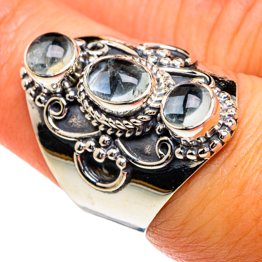 White Quartz Rings handcrafted by Anasilvercos - RING80075