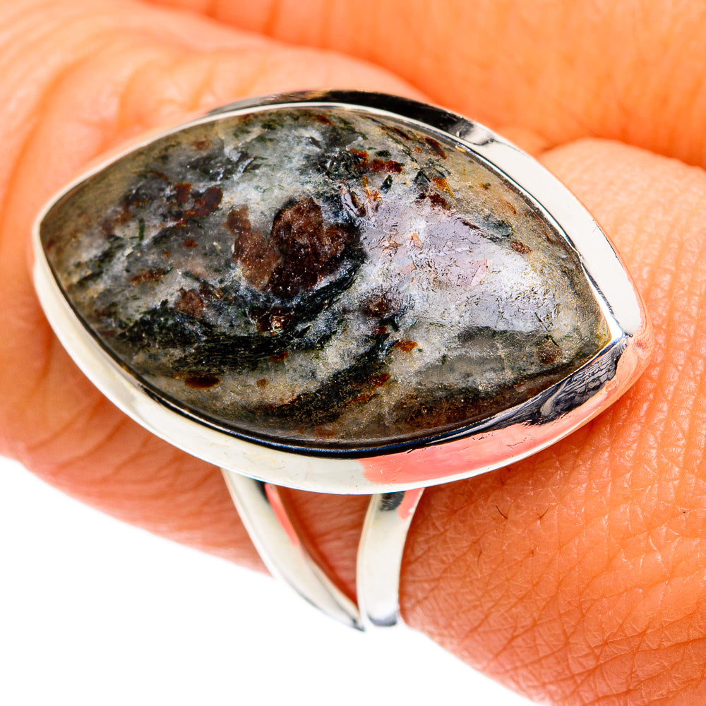 Astrophyllite Rings handcrafted by Anasilvercos - RING80085
