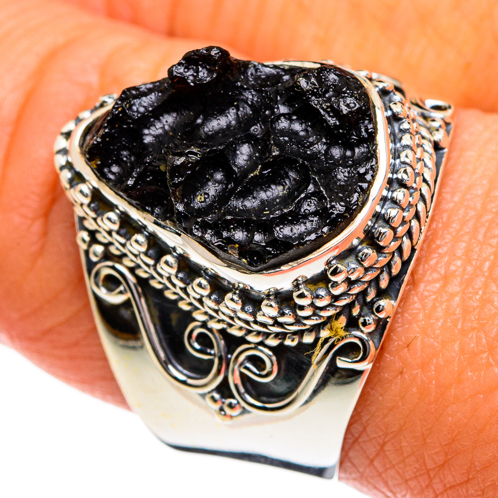 Tektite Rings handcrafted by Anasilvercos - RING80132