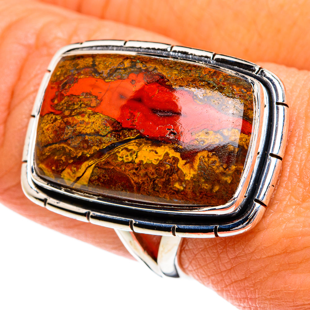 Moroccan Agate Rings handcrafted by Anasilvercos - RING80154