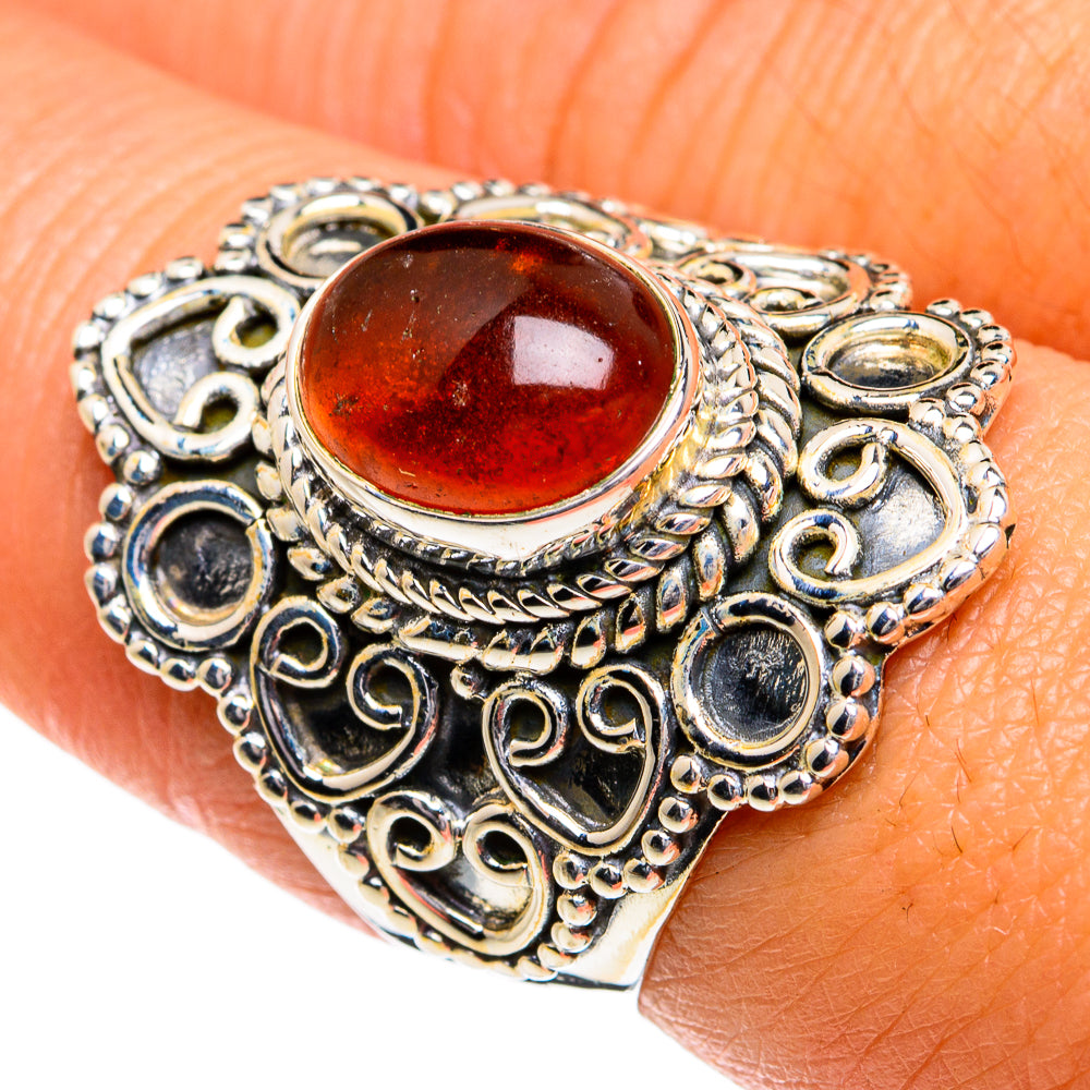 Carnelian Rings handcrafted by Anasilvercos - RING80158