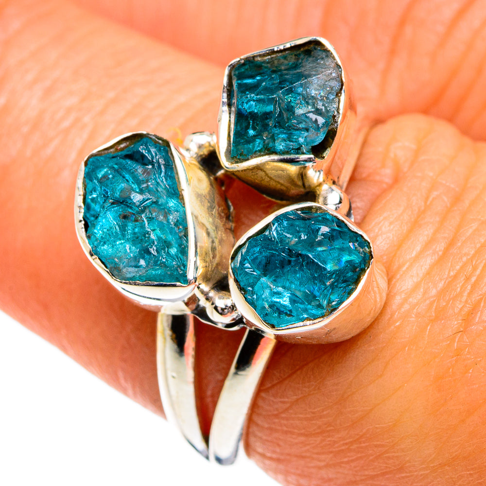 Apatite Rings handcrafted by Anasilvercos - RING80203