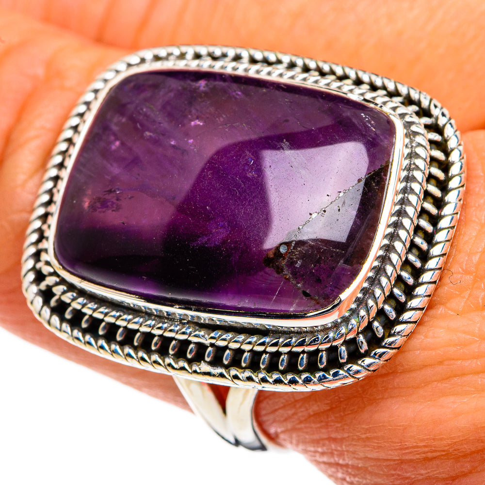 Amethyst Rings handcrafted by Anasilvercos - RING80263