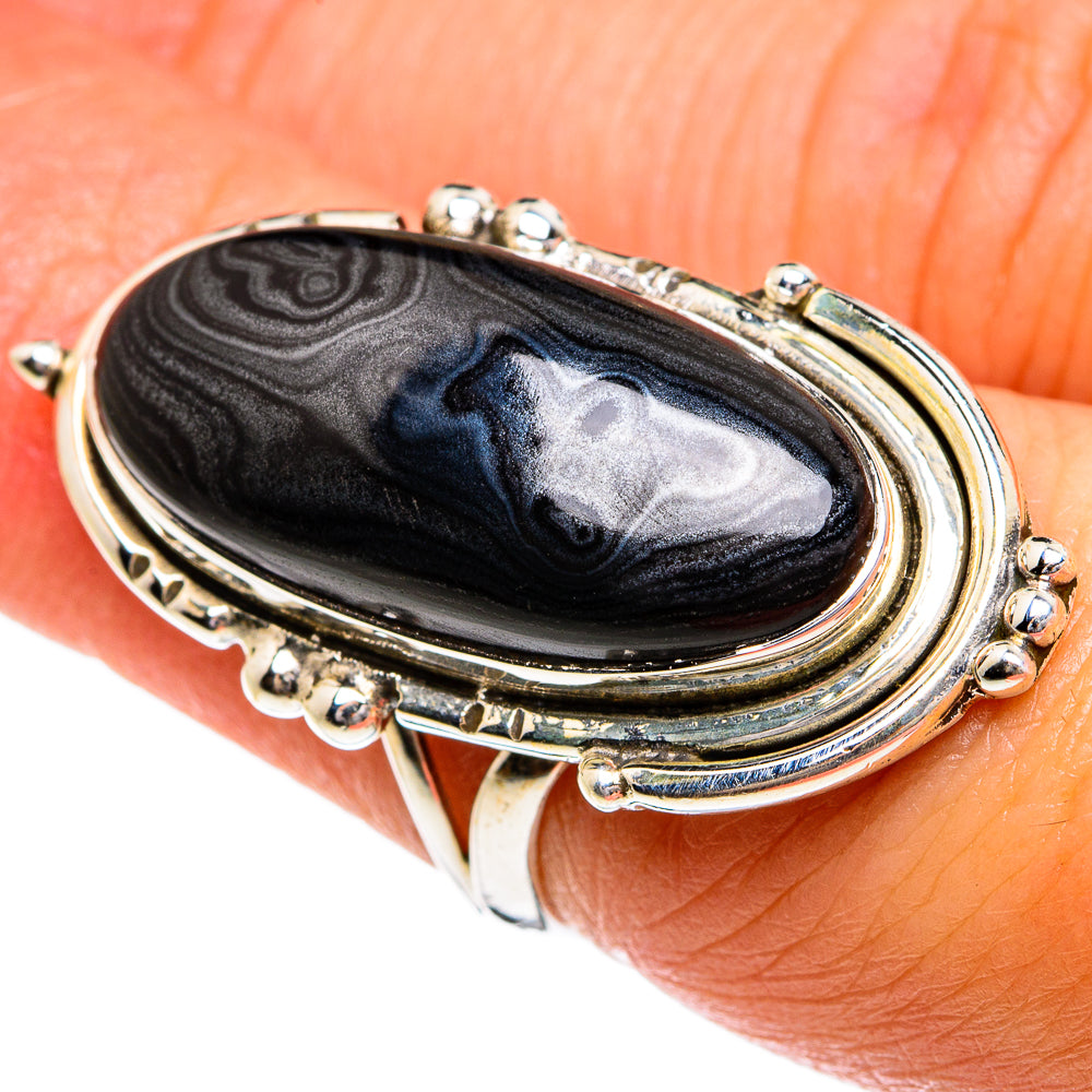 Psilomelane Rings handcrafted by Anasilvercos - RING80265