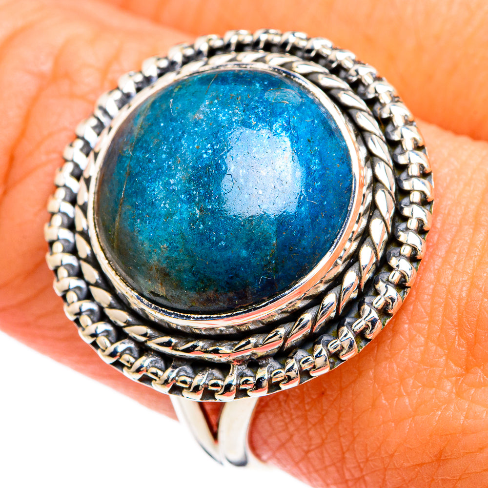 Chrysocolla Rings handcrafted by Anasilvercos - RING80277