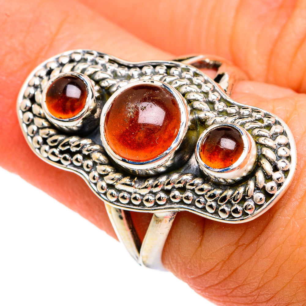Carnelian Rings handcrafted by Anasilvercos - RING80285