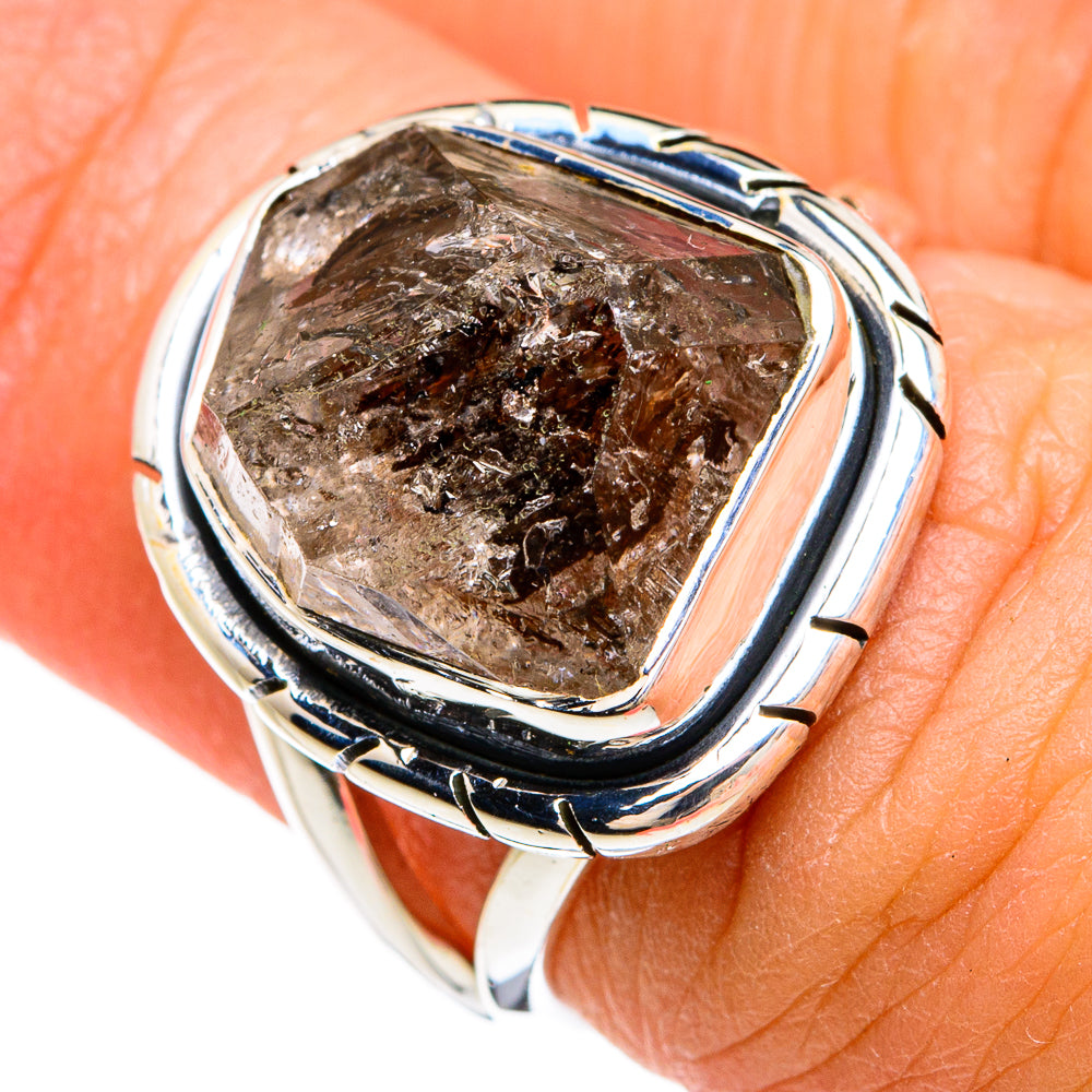 Herkimer Diamond Rings handcrafted by Anasilvercos - RING80295