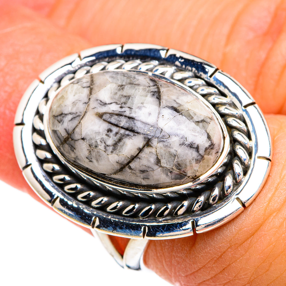 Orthoceras Fossil Rings handcrafted by Anasilvercos - RING80302