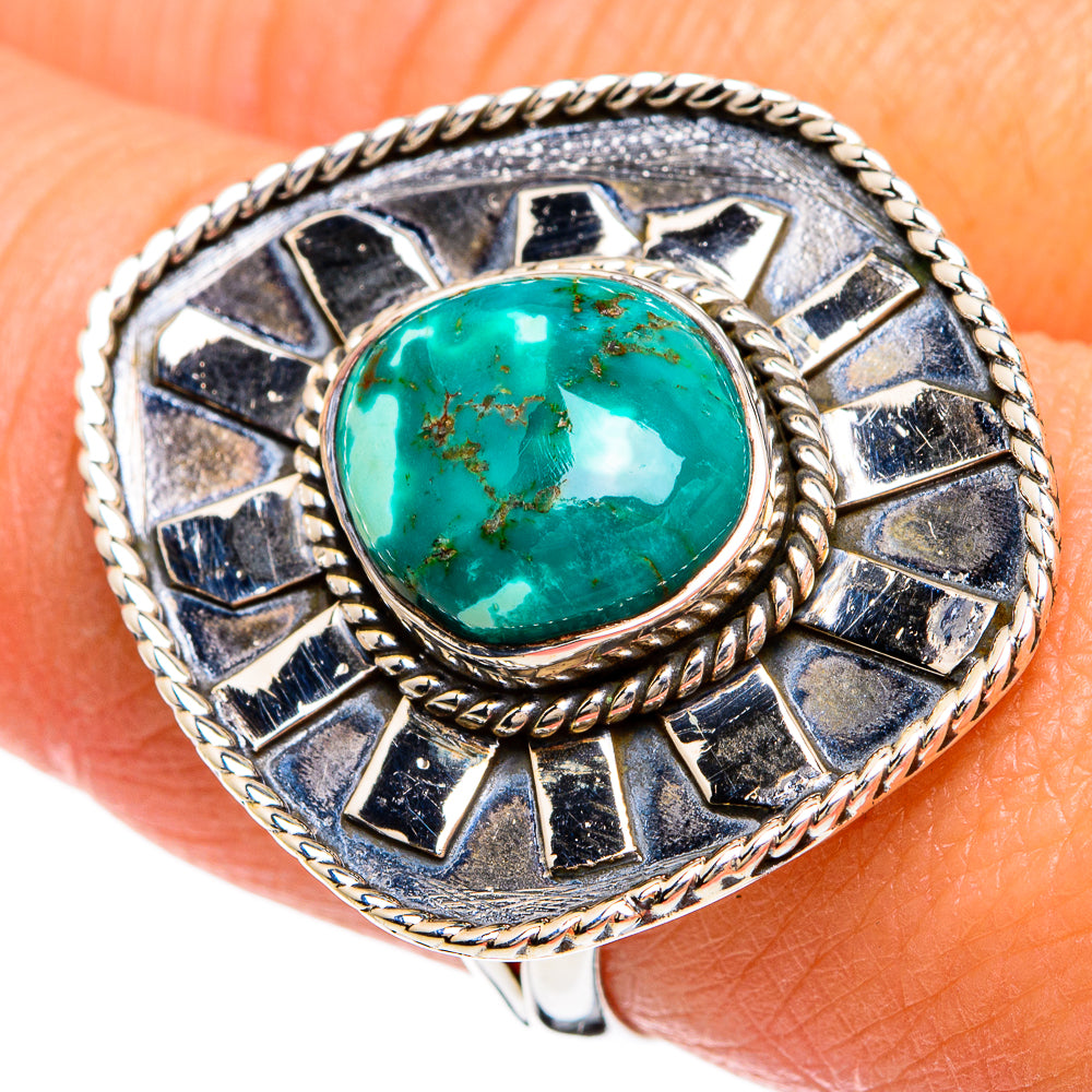 Chrysocolla Rings handcrafted by Anasilvercos - RING80314