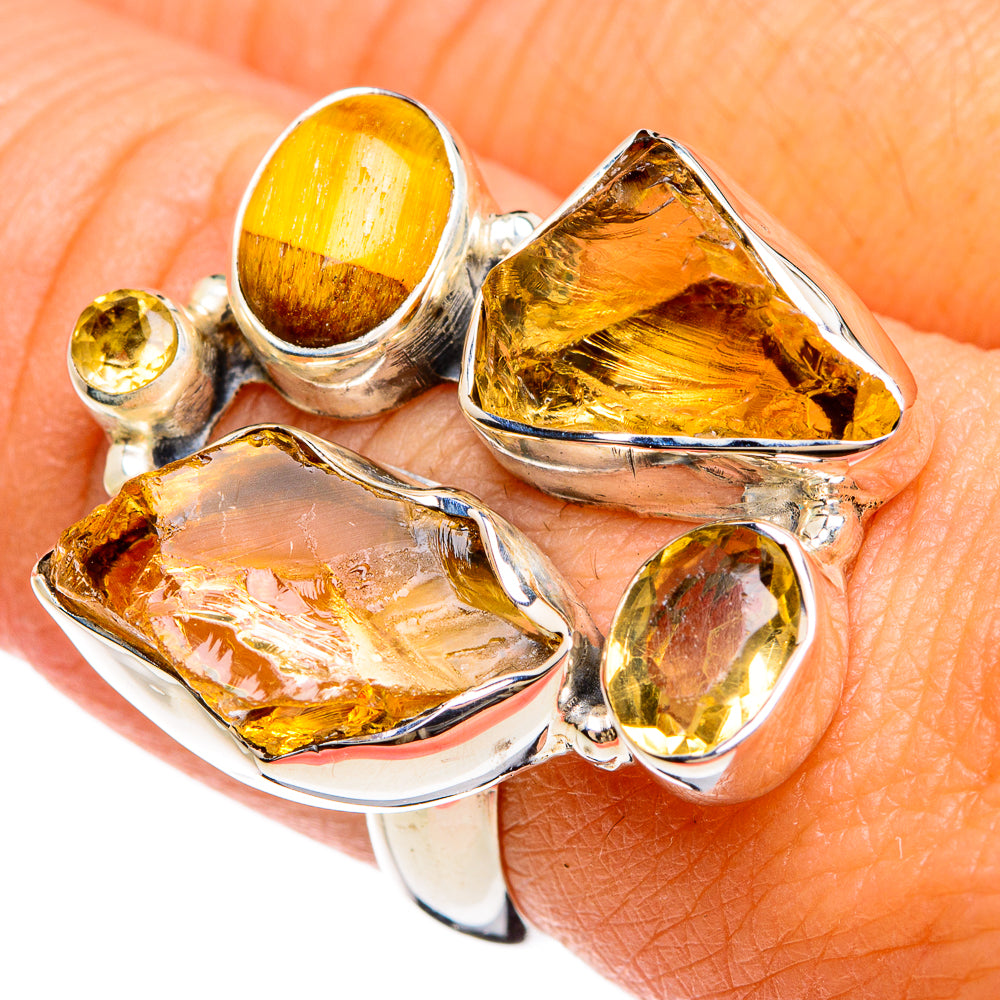 Citrine Rings handcrafted by Anasilvercos - RING80319