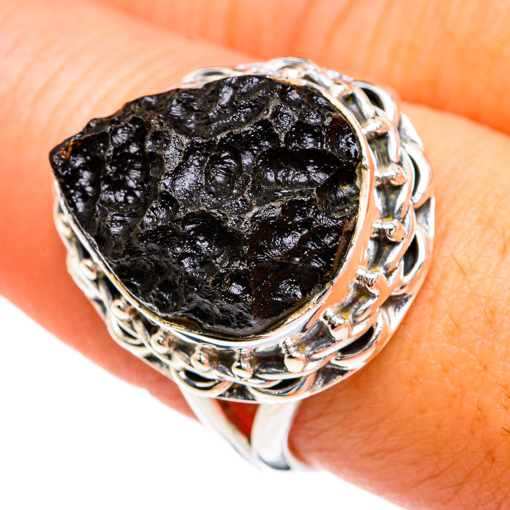 Tektite Rings handcrafted by Anasilvercos - RING80326