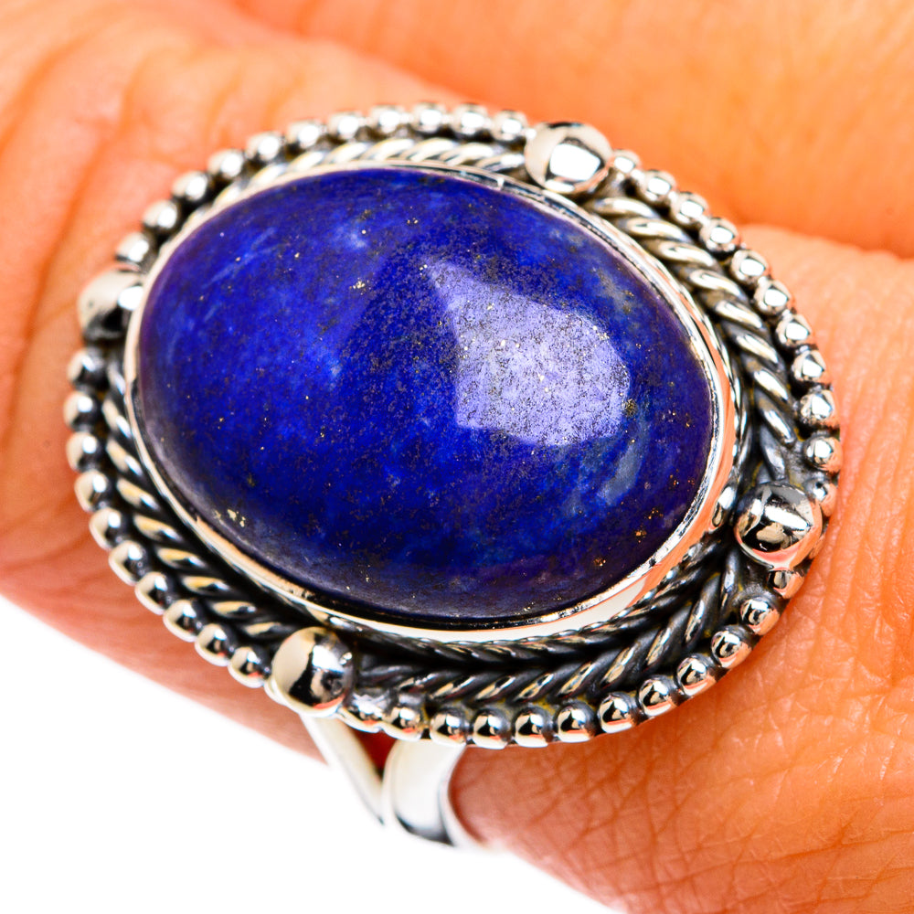Lapis Lazuli Rings handcrafted by Anasilvercos - RING80337