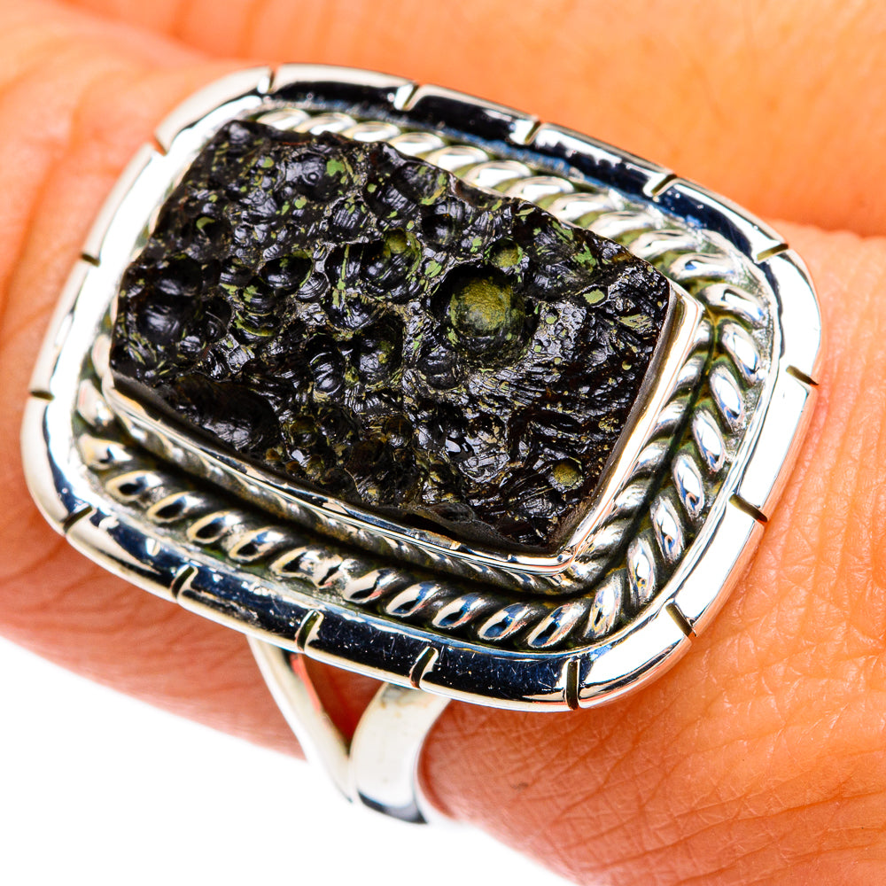 Tektite Rings handcrafted by Anasilvercos - RING80352