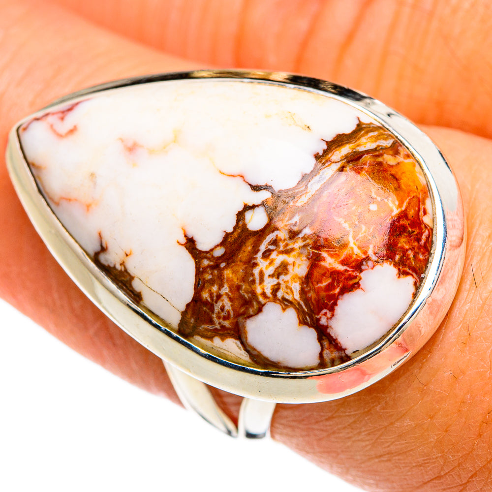 Peanut Wood Jasper Rings handcrafted by Anasilvercos - RING80372