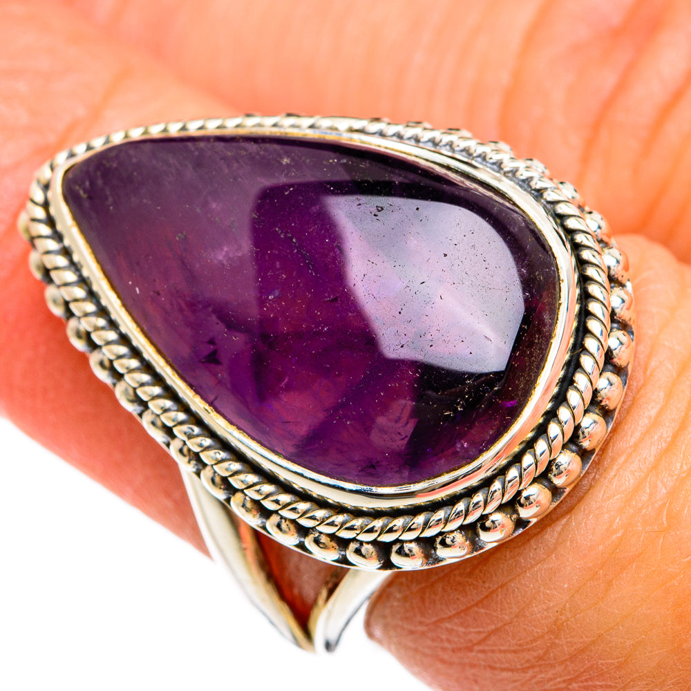 Amethyst Rings handcrafted by Anasilvercos - RING80377