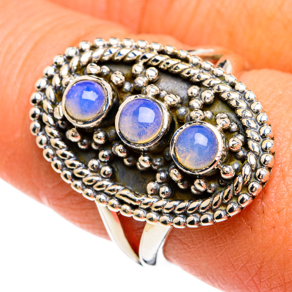 Ethiopian Opal Rings handcrafted by Anasilvercos - RING80435