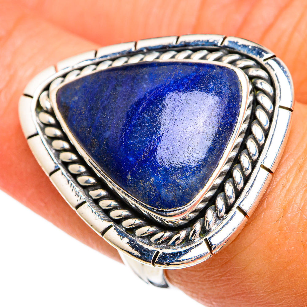 Sodalite Rings handcrafted by Anasilvercos - RING80439
