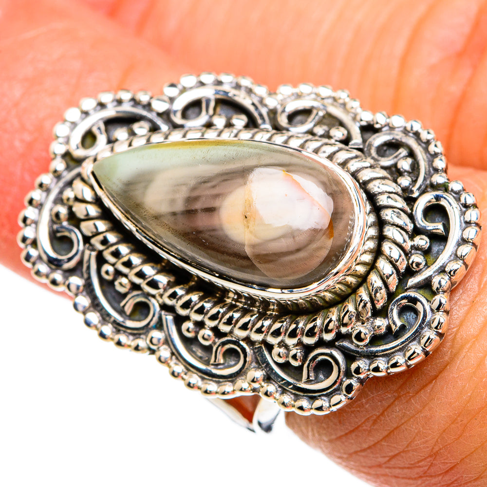 Willow Creek Jasper Rings handcrafted by Anasilvercos - RING80470
