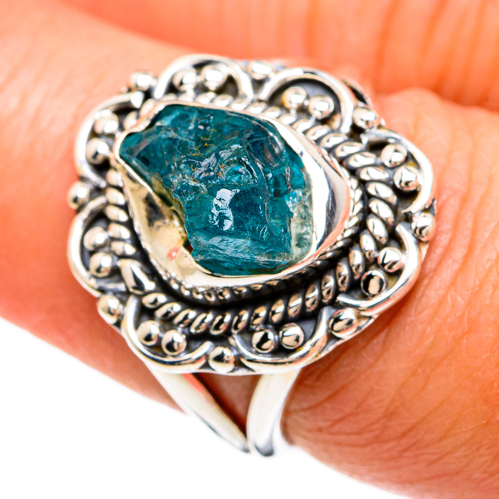 Apatite Rings handcrafted by Anasilvercos - RING80481
