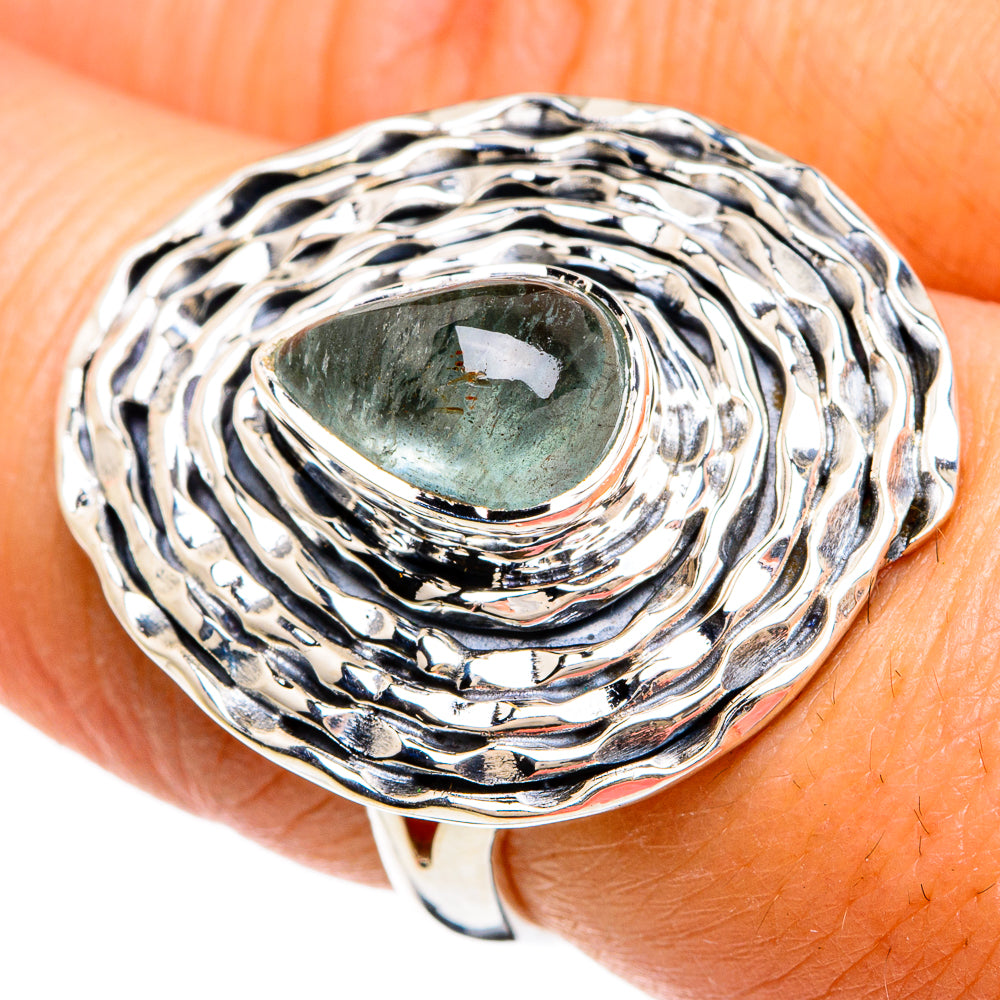 Aquamarine Rings handcrafted by Anasilvercos - RING80487