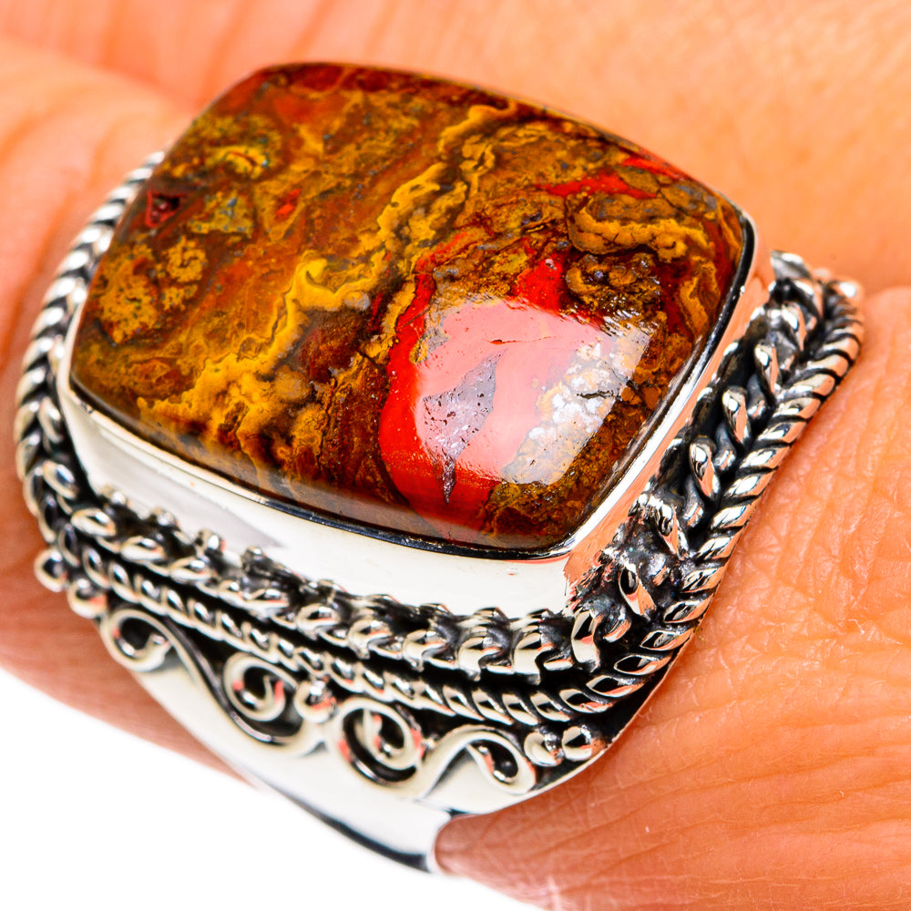 Moroccan Agate Rings handcrafted by Anasilvercos - RING80545