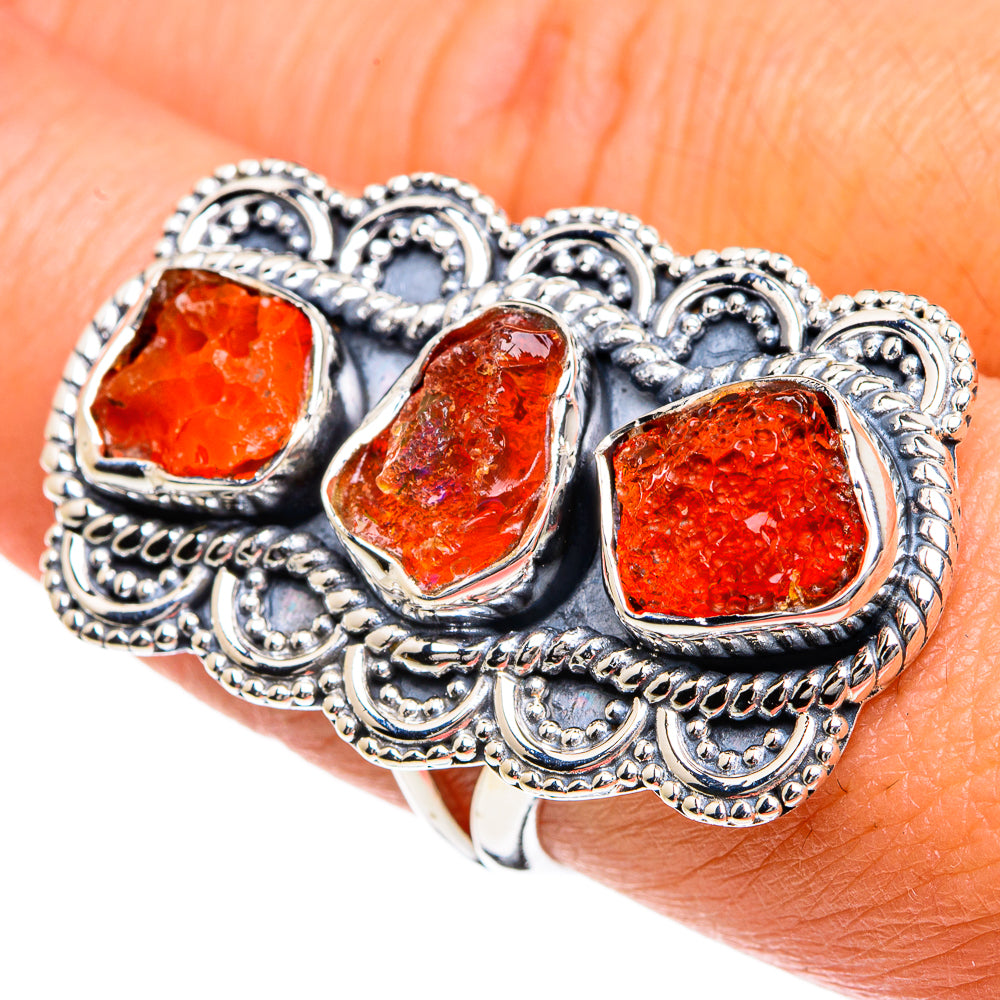 Carnelian Rings handcrafted by Anasilvercos - RING80547