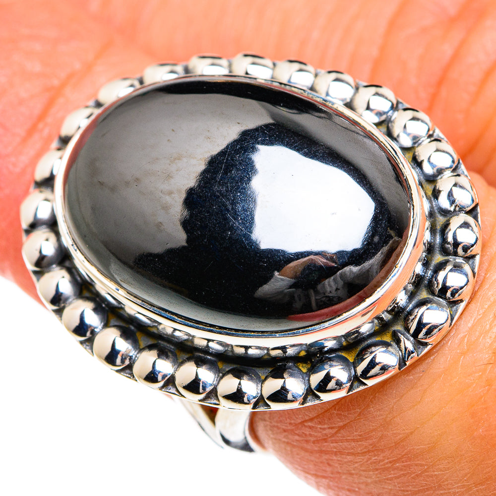 Hematite Rings handcrafted by Anasilvercos - RING80562