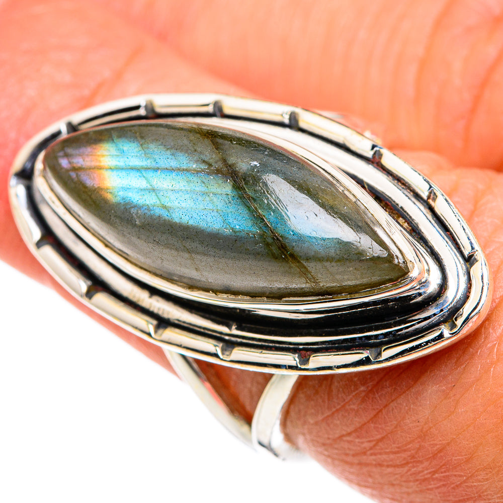 Labradorite Rings handcrafted by Anasilvercos - RING80567