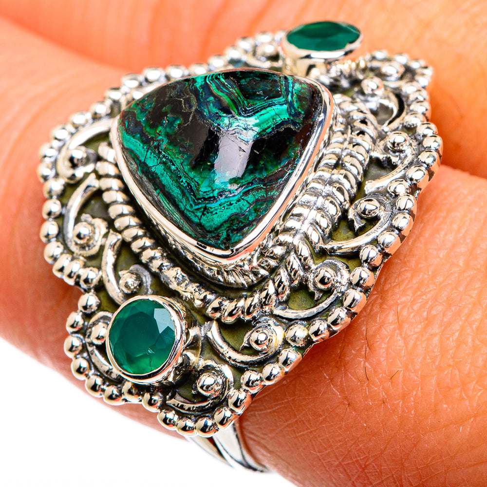 Shattuckite Rings handcrafted by Anasilvercos - RING80569