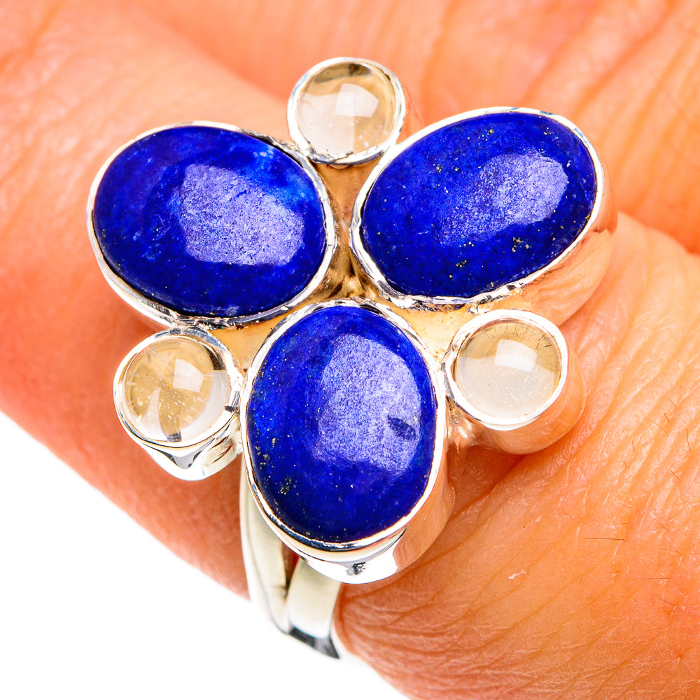 Lapis Lazuli Rings handcrafted by Anasilvercos - RING80573