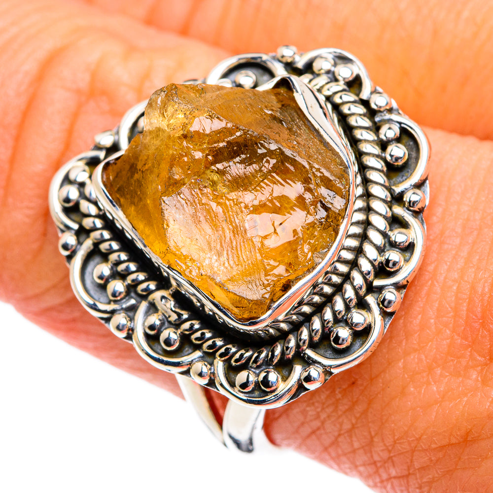 Citrine Rings handcrafted by Anasilvercos - RING80585