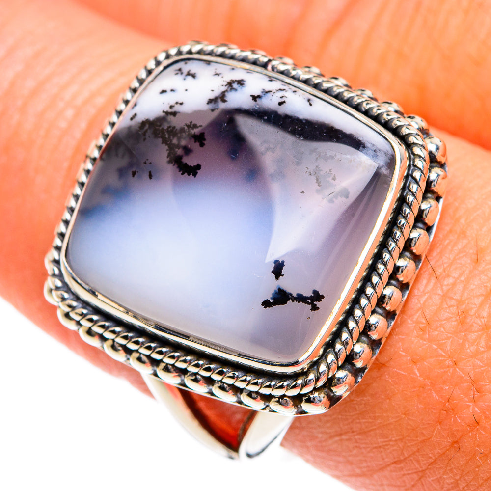Dendritic Opal Rings handcrafted by Anasilvercos - RING80596