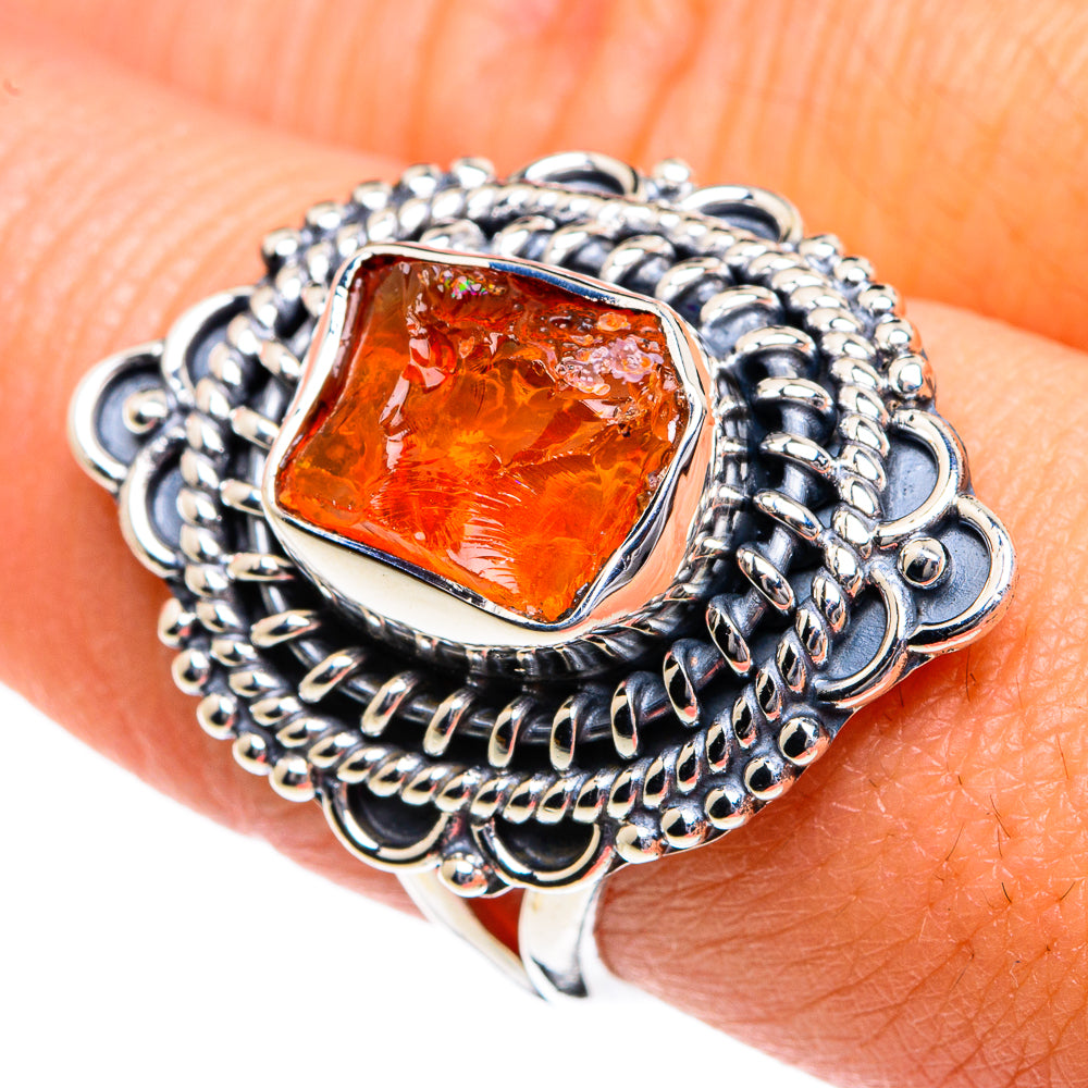 Citrine Rings handcrafted by Anasilvercos - RING80621