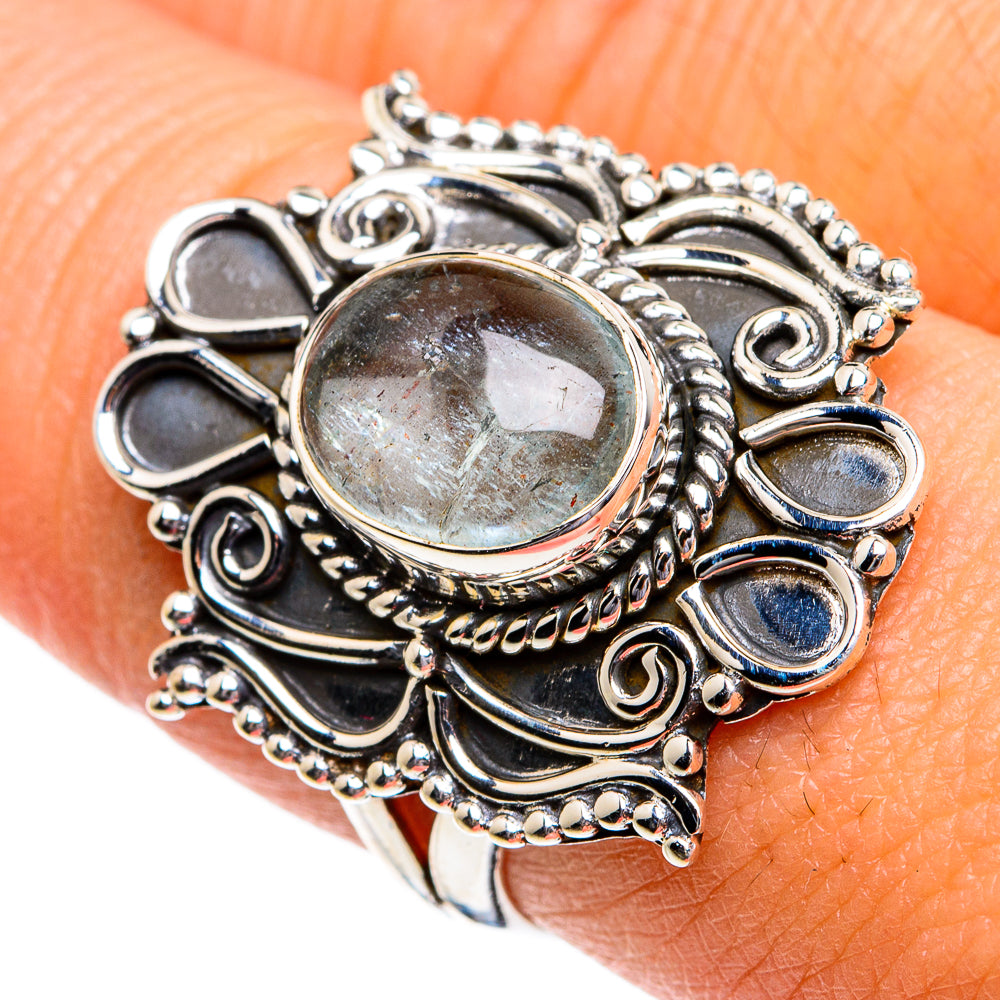 Aquamarine Rings handcrafted by Anasilvercos - RING80643