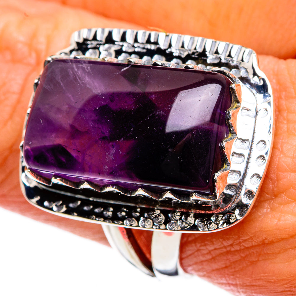 Amethyst Rings handcrafted by Anasilvercos - RING80658
