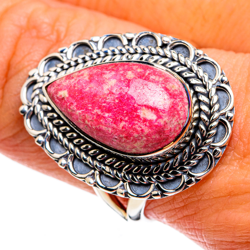 Thulite Rings handcrafted by Anasilvercos - RING80683