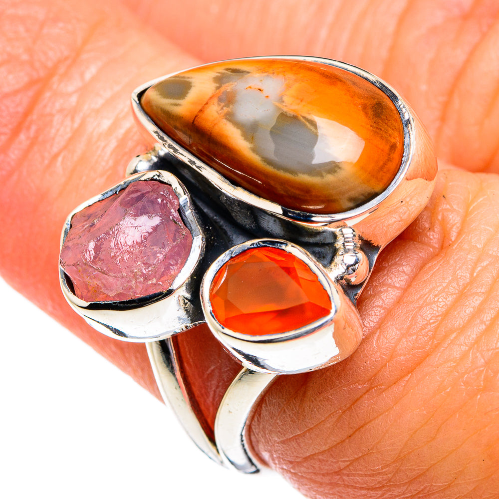 Willow Creek Jasper Rings handcrafted by Anasilvercos - RING80720