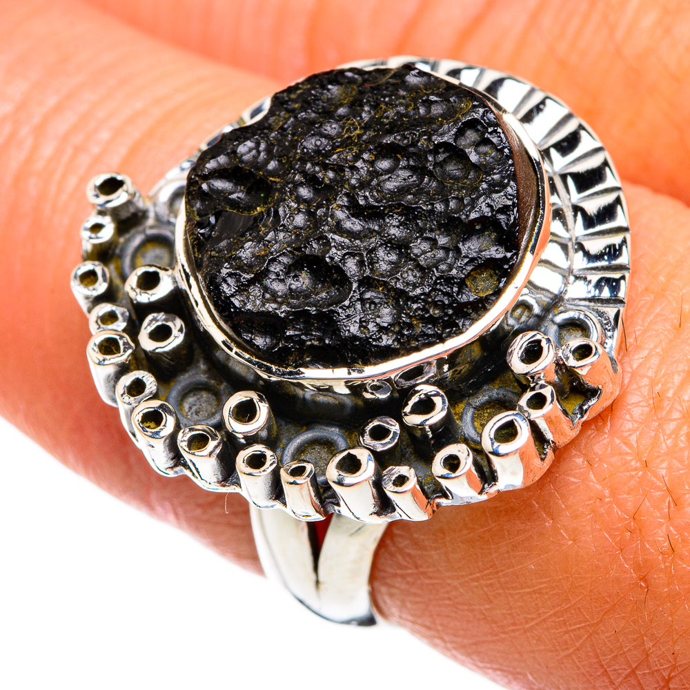 Tektite Rings handcrafted by Anasilvercos - RING80740