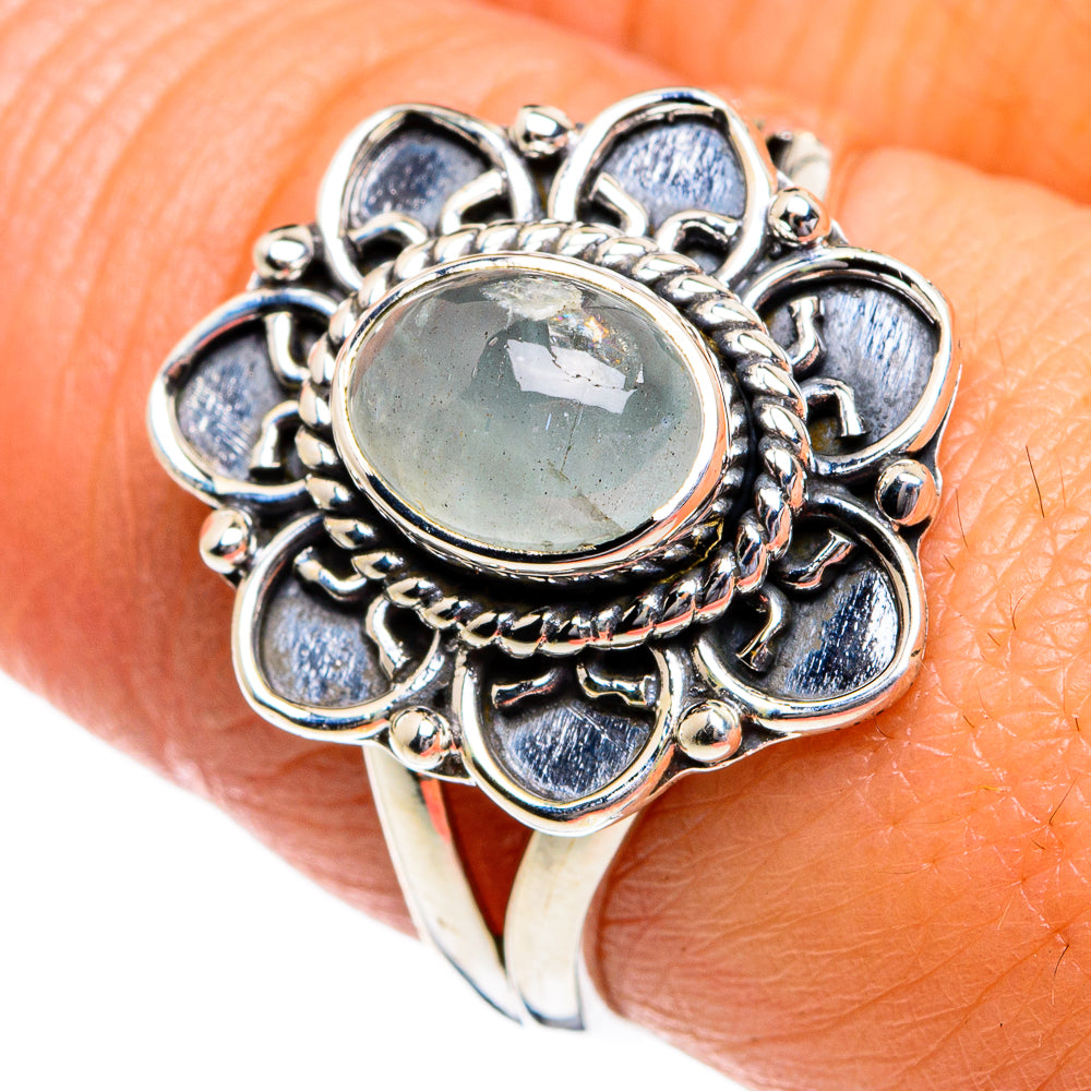 Aquamarine Rings handcrafted by Anasilvercos - RING80753