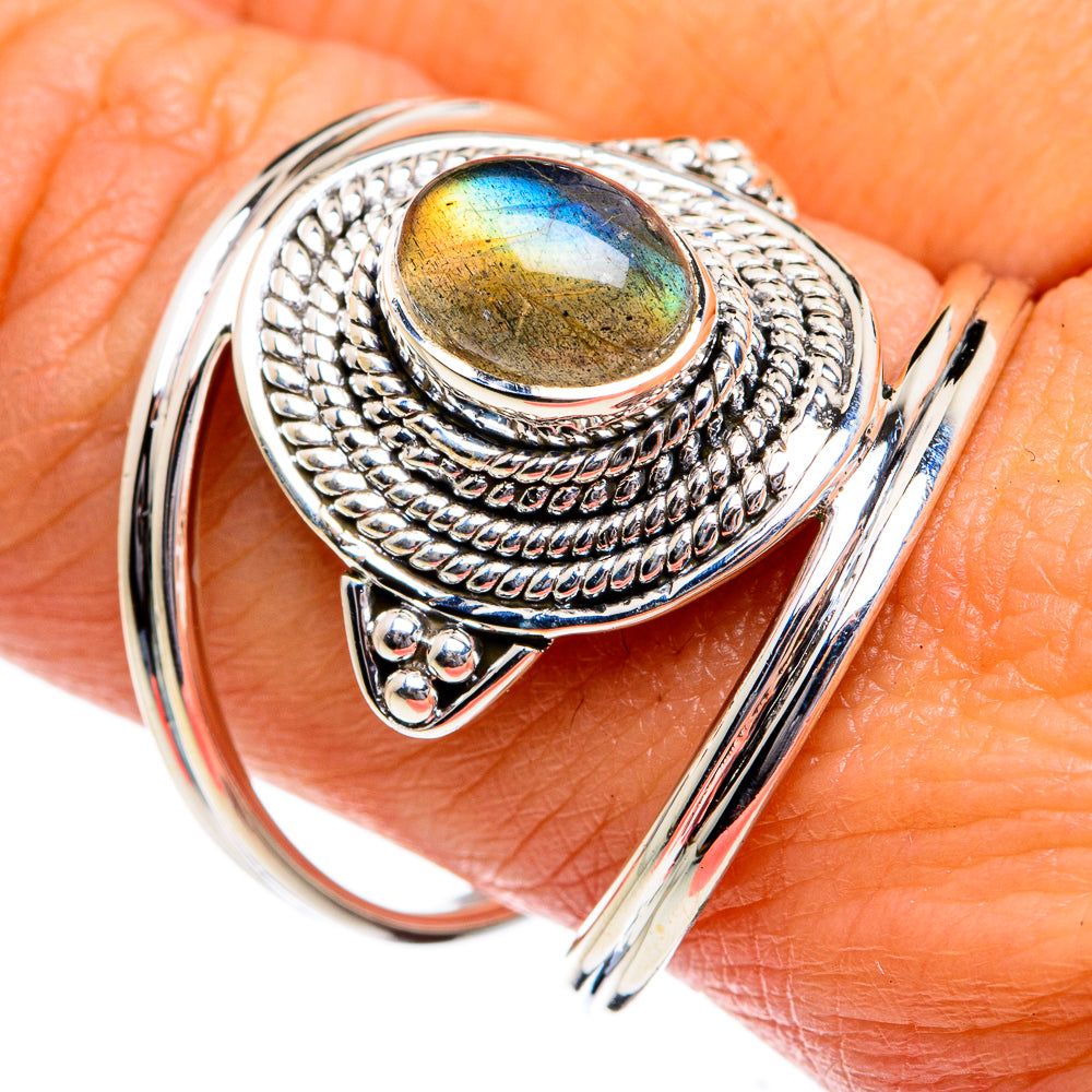 Labradorite Rings handcrafted by Anasilvercos - RING80769