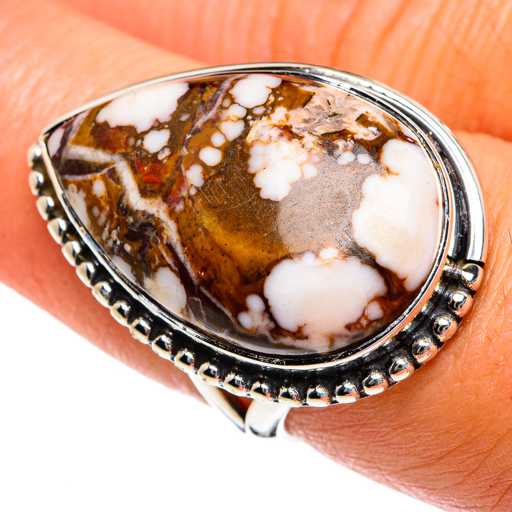 Wild Horse Jasper Rings handcrafted by Anasilvercos - RING80785