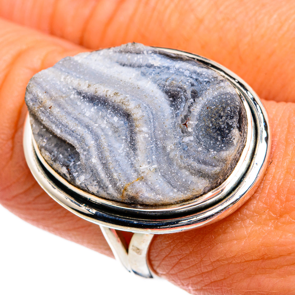 Desert Druzy Rings handcrafted by Anasilvercos - RING80804
